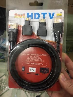 Bộ chuyển tín hiệu hdmi 3 trong 1 chuẩn hdtv.