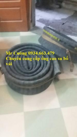 Ống cao su bố vải phi 200