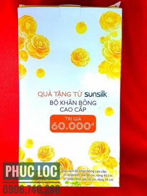 Bộ khăn Sunsilk - mặt sau
