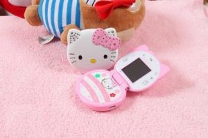 Điện thoại hello kitty T99 gấp thời trang