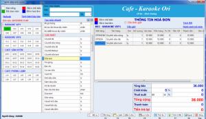 Màn hình Inbill dễ thao tác với cách bố trí bàn đúng với thực tế
có hộ trợ tách bill , chuyển bàn , đổi bàn , in chế biến ...