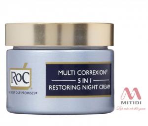 Kem chống lão hóa dưỡng ban đêm RoC MULTI CORREXION 5 in 1 RESTORING NIGHT CREAM