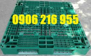 Lô pallet nhựa giá rẻ, chuyên pallet nhựa cũ