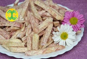 Khoai môn Đà Lạt chiên sấy chân không - Không cholesteron, không lo béo