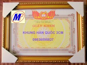 Xưởng chuyên sản xuất khung giấy khen