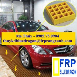 Tấm đậy mương frp grating, sàn thao tác trên tàu không rỉ sét, ốp gờ thang