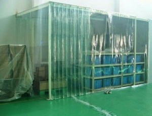 Màn nhựa dẻo trong suốt pvc làm kho lạnh phòng sạch