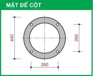 Cột đèn trang trí sân vườn DC06 giá cạnh tranh