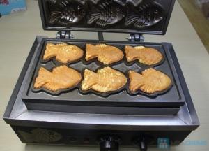 Máy làm bánh cá taiyaki, máy nướng bánh cá bằng điện Việt Trung