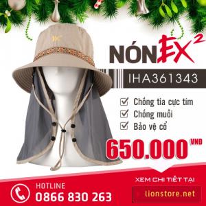 Nón dã ngoại CHỐNG TIA UV & BẢO VỆ CỔ EX2 - IHA361343 - Hàng nhập