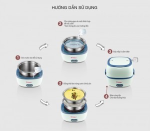 Hộp hâm nóng ArirangLife Cao Cấp Cho Dân Văn Phòng ,An Toàn Tiện Lợi - MSN383165