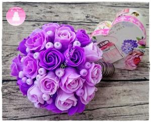 Hoa cưới đât sét Nhật bản,đẹp như hoa thật,lưu giữ mãi mãi, ship hoa toàn quốc