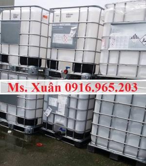tank ibc 1000 lít cũ đựng dung môi công nghiệp