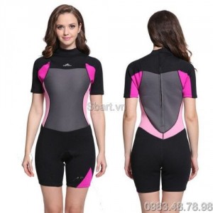 Áo bơi liền thân giữ nhiệt wetsuit nữ