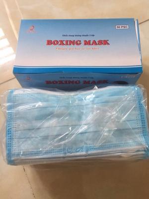 khẩu trang xanh vải lọc thường 3 lớp