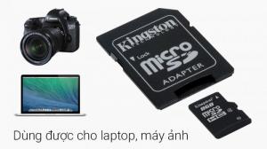 Thẻ nhớ micro SD 8 GB class4 của Transcend- thương hiệu thẻ nhớ nổi tiếng hàng đầu thế giới.