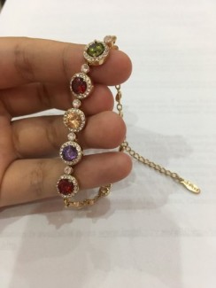 Lắc tay mạ vàng 18K