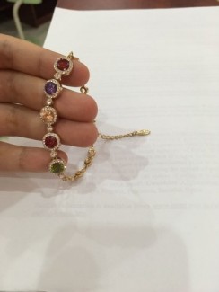 Lắc tay mạ vàng 18K