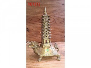 Tượng đồng Long Quy cõng tháp Văn Xương!