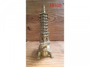 Tượng đồng Long Quy cõng tháp Văn Xương!