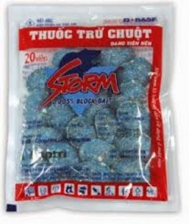 Thuốc diệt chuột Storm GÓI 20V