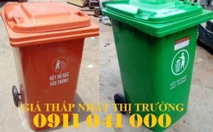 Chuyên bán thùng rác nhựa 120l, 240l, 660l giá rẻ nhất thị trường