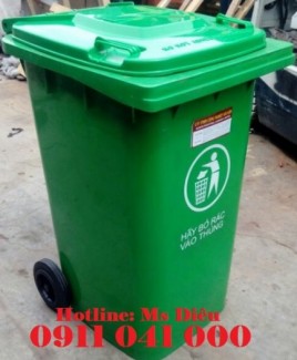 Chuyên bán thùng rác nhựa 120l, 240l, 660l giá rẻ nhất thị trường