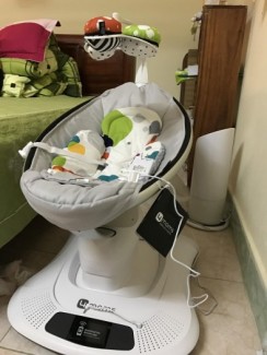 Thanh lý NÔI ĐIỆN MAMAROO USA mới 99% cho mom nào phải bế con ngủ
