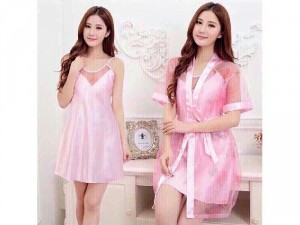 Đầm ngủ kèm áo khóac siêu quyến rũ