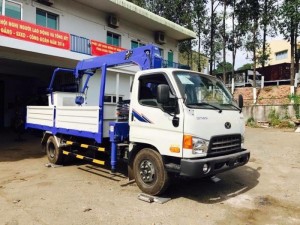 Bán xe Hyundai HD99 gắn cẩu Tanado 3 tấn 4 khúc nâng người