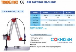 Máy ta rô khí nén Trade Max giá rẻ AT-08 I