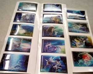 Bộ sticker epoxy hình 12 chòm sao