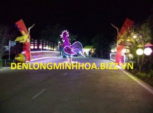 Đèn lồng minh hoa tưng bừng đón mừng ngày lễ hội tâm linh