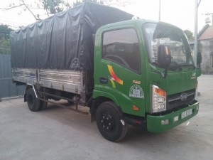 Xe tải veam vt350 tải trọng 3.5 tấn động cơ hyundai thùng dài 4m8