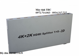 Bộ chia HDMI Dtech 1 ra 2 full HD 4K x 2K