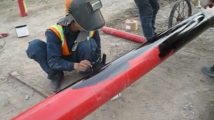 bọc ống chống ăn mòn cho đường ống kim loại chữa cháy chôn ngầm
