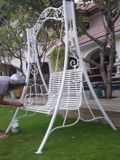 Ghế xích đu sắt đẹp