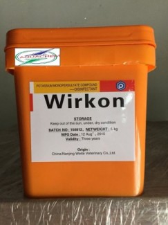 Mua bán, cung cấp nguyên liệu WIRKON (Potassium Monopersulfate Compound) diệt khuẩn,sát trùng trong ao nuôi, chuồng trại