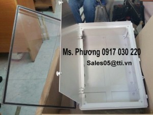 tủ điện nhựa 2 lớp cửa nắp trong suốt