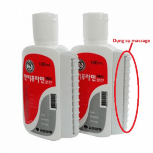 Bộ 2 hộp Dầu nóng xoa bóp/massage Yuhan Antiphlamine Lotion + Tặng 6 miếng Cao dán Sâm Hàn Quốc giảm nhức mỏi