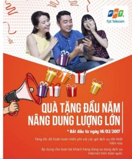 Ưu đãi tăng băng thông miễn phí