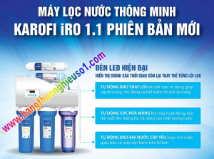 Máy lọc nước thông minh Karofi sử dụng màng lọc RO Filmtec nhập khẩu trực tiếp từ Mỹ