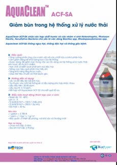 Aquaclean - Chế phẩm sinh học chuyên xử lý nước thải