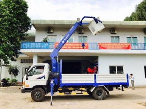 Ô Tô Miền Nam chuyên Bán xe tải gắn cẩu Tadano Hyundai HD99 5.4 tấn, bán trả góp