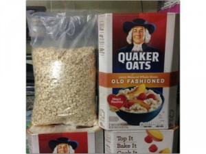 Yến mạch mỹ Quaker Oats 1kg (xé bịch lớn) Quick và Old