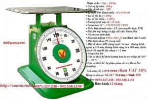 Cân đồng hồ nhơn hòa, cân nhơn hòa 100kg, cân sức khỏe nhơn hòa