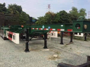 SơmiRơmooc 40 feet 3 Trục Xương Nhãn Hiệu TIANJUN ( CON VOI )