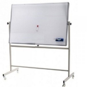 Bảng từ trắng chân di động sử dụng 2 mặt (Xoay lật 360 độ) KT: 800x1200
