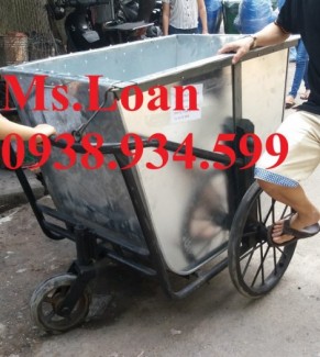 xe thu gom rác bằng tôn