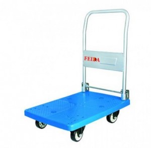 Xe đẩy sàn nhựa FEIDA FD-300
Loại xe này được thiết kế gọn nhẹ, chắc chắn dùng cho nhà hàng, nhà xưởng, khách sạn, bệnh viện... đặc biệt là kho đông lạnh khi sử dụng không bị gỉ sét theo thời gian.
- Xe đẩy sàn nhựa gấp gọn.
- Kích thước: 900x600x860mm.
- Đường kính bánh xe: 125mm.
- Trọng lượng xe: 17kg.
- Tải trọng tối đa 300kg.